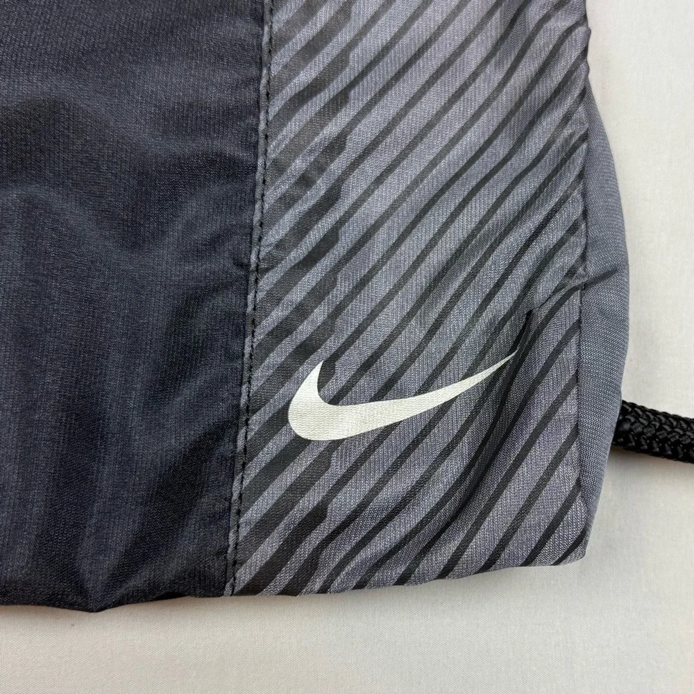 Nike Mercedes Benz Draw String Gym Sack Backpack Black/Grey Embroidered
